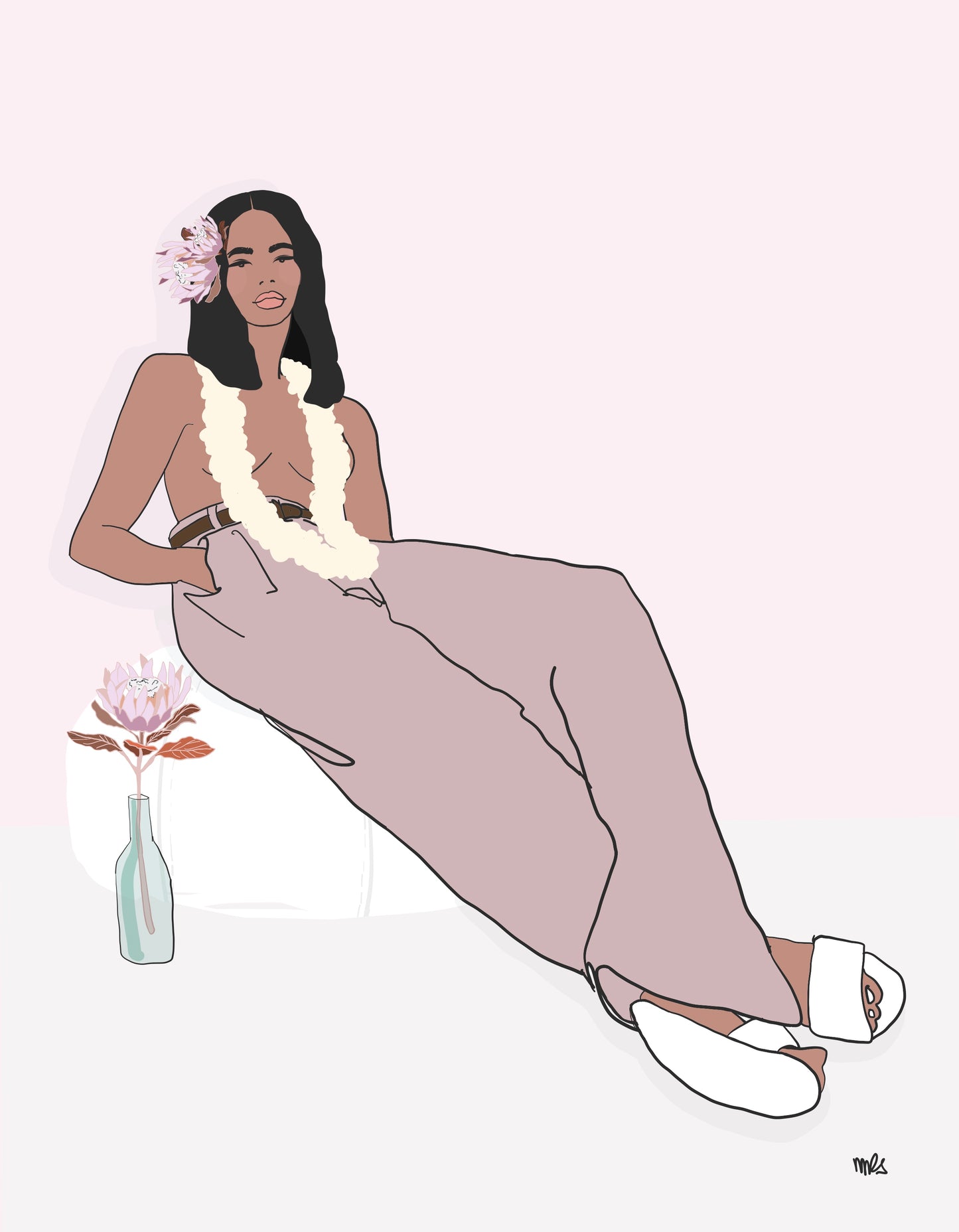 “The Lounging Lady” - Margaret Rice Studio