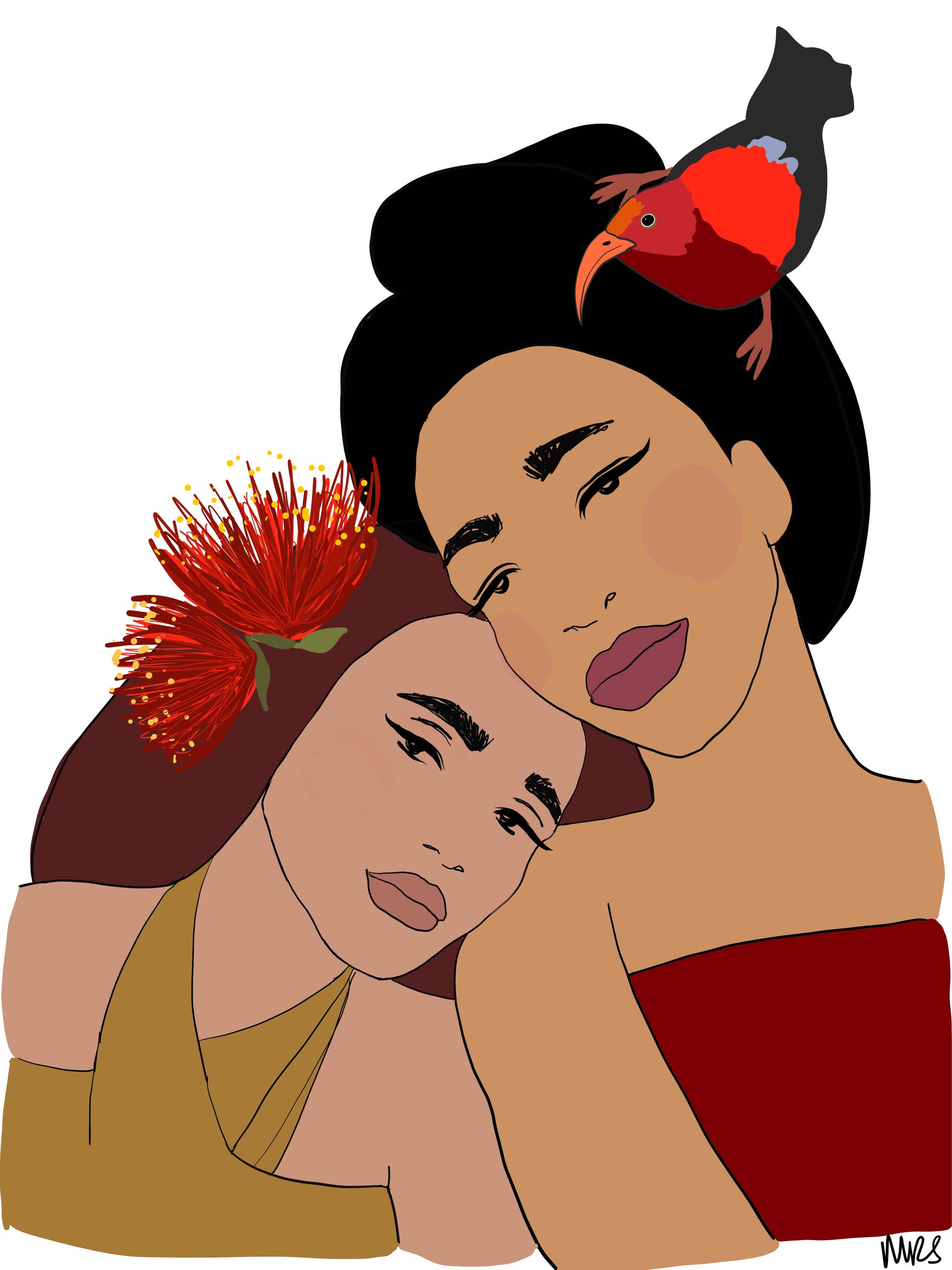 “Hānai Sister” - Margaret Rice Studio