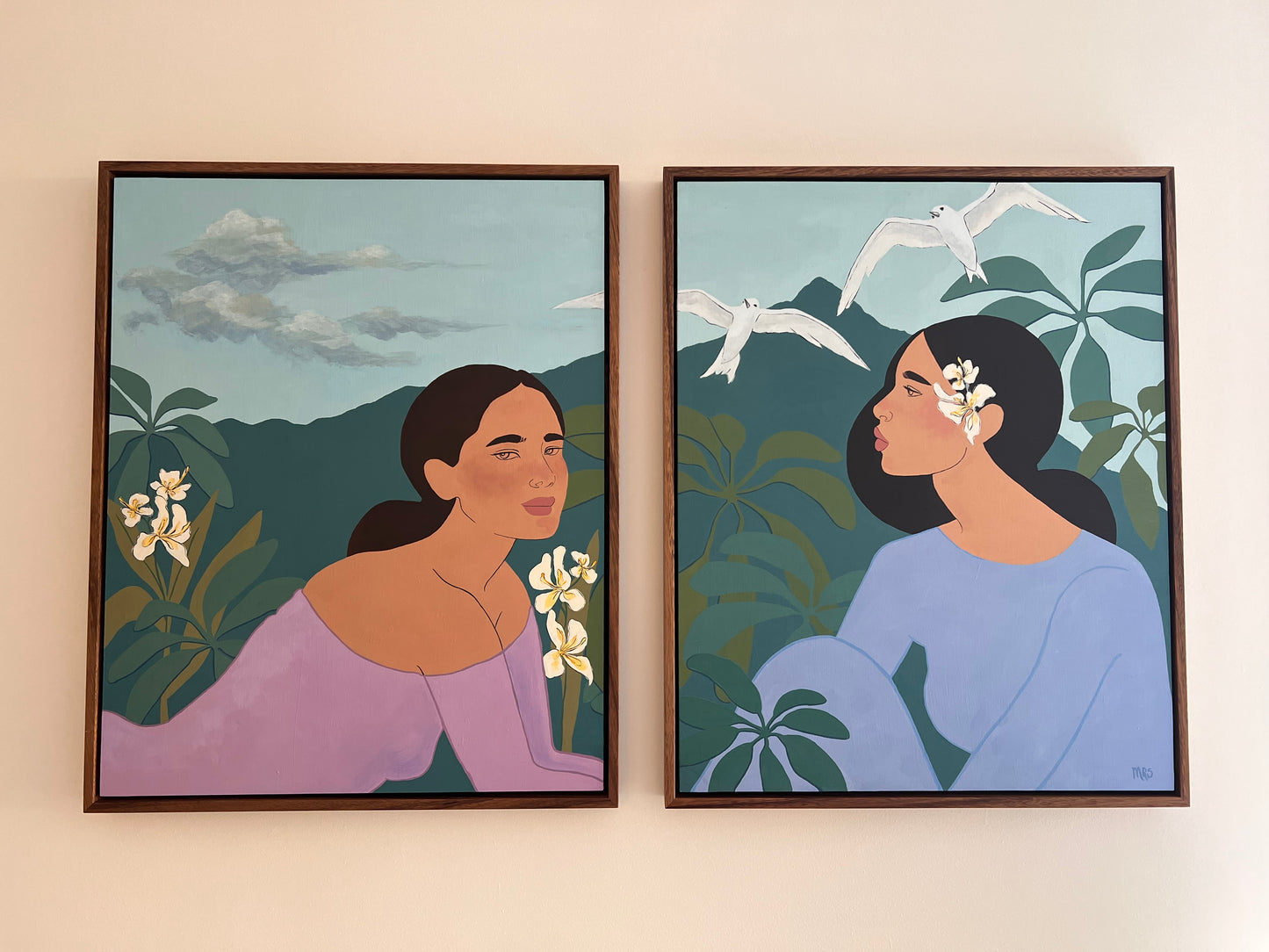 THE SISTERS OF MANU-O-KŪ - LIMITED EDITION PRINT FROM ORIGINAL COMMISSION PIECE