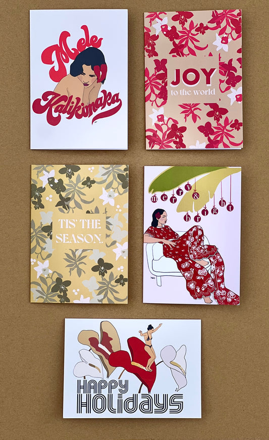 Holiday Greeting Cards - Pack of 5